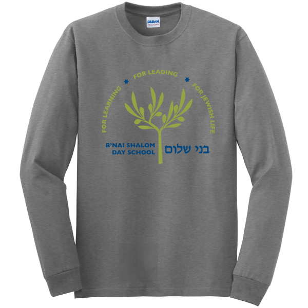 #14 Long Sleeve T-shirt - Big School Logo (2-color)